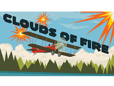 Counds Of Fire branding game art illustration logo