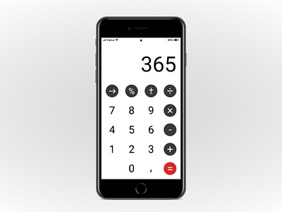 Calculator - Daily UI 004 calculator calculator ui daily daily ui 004 design design app ui ux ux ui