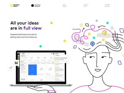 New project :) cjm interface mobile real time board research ui user stories ux web