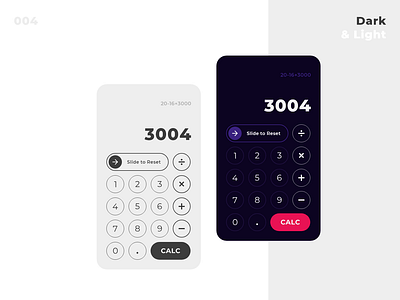 Daily UI Challenge - Day#004 calculator daily 100 challenge daily100 dailyui freelance ui ui ux design ui design ux