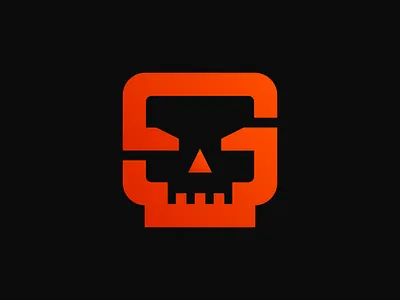 S + skull logo. black brand branding clean creative design esports esports logo esports logo design esports logos gaming gaming logo graphic design identity illustration logo logos mark minimalist white
