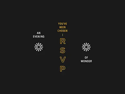 RSVP invite rsvp typography