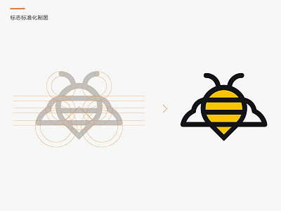 Bee rental Logo branding design icon illustration logo