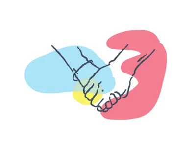 Abstract Jewel Donate Illo 80s abstract illustration memphis milano startups