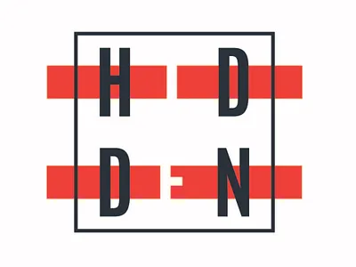 Hidden DJ Logo color design logo logodesign negetive