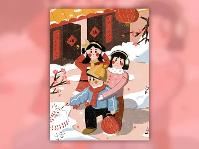 firecrackers ui 插图 设计