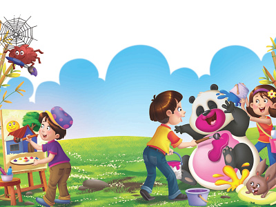 Color Fun 2dcartoon 2dillustration animation artforkids branding childrensbookillustration colorfulcharacters design fun time illustration illustration art kdpillustrator kidscreativity logo paintingfun pandaart preschoolillustration ui