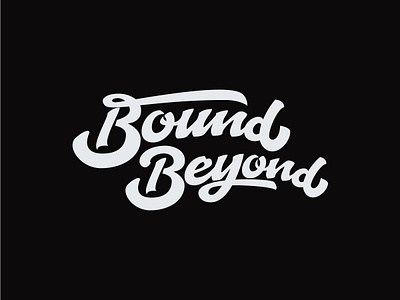 Handlettering - Bound Beyond brand branding clean design flat identity illustration illustrator lettering logo minimal type typography vector