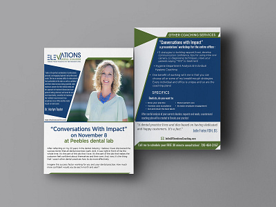 Conversations With Impact ad advertise advertisement branding card conversations design fab flyer flyer flyer design flyers illustration post card