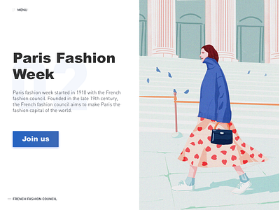 Paris Fashion illustration