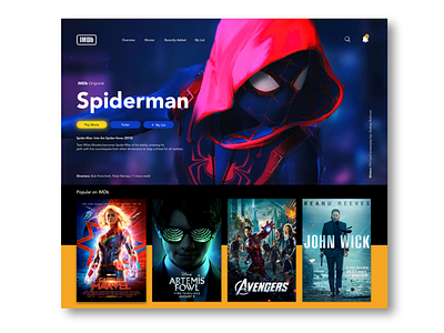 Daily Design Challenge 025 025 daily 100 daily 100 challenge daily challange dailyui design landing page spiderman ui ui ux ux