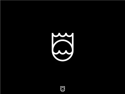 Bridge and Water black bridge daily design dlc graphic icon logo water white