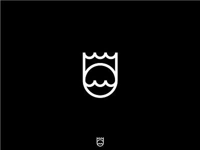 Bridge and Water black bridge daily design dlc graphic icon logo water white