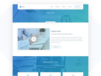 Asal - Agency and SaaS Template agency app corporate creative creative agency html5 landing mobile app modern design parallax portfolio saas