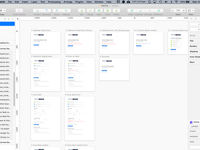 Warranty Registration interface photoshop sketch ui web application web design webdesign website