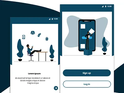 Mobile App adobe xd design ui vector