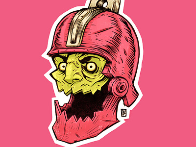 Trap-Jaw 80s action figure cartoon evil masters of the universe motu portrait sticker trap jaw villain