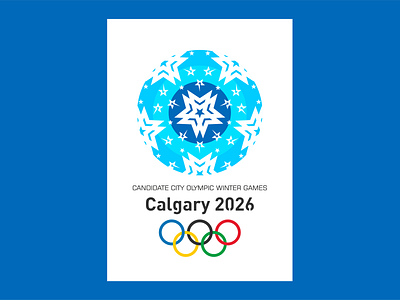 Calgary Candidate City Olympic Winter Games 2026 design logo typography