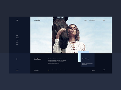 Fashion detail page dark version clean concept debut design ecomm ecommerce fashion minimal ui ux