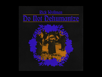 Do Not Dehumanize album album art album artwork album cover cover art design graphic design grunge half tone print retro retrowave sci fi science science fiction texture type typography vintage visual art