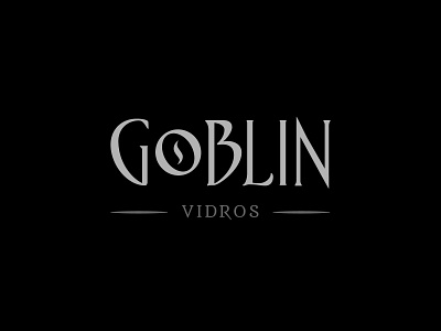 Goblin dark gaffer glass glass blowing glass blowing artist glassblowing glassmith goblin goblins lettering logo logotype logotype design logotypedesign magic magical mystic mystical typography