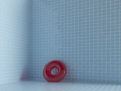 Pool and floater 3d art cinema 4d design digital 3d illustration surrealism vray vrayforc4d