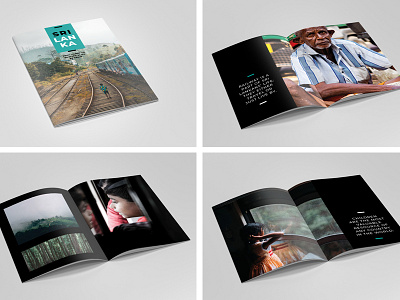 Photography brochure / zine about Sri Lanka book brochure graphic design indesign layout lithuania magazine modern photography photos publication travel zine