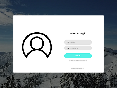 Secret Project login in page #17 branding design web