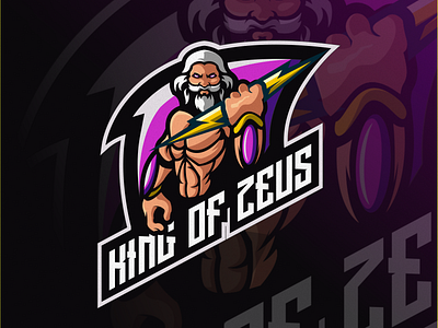 Zeus art branding design e sports emblem esport gamers icon identity illustration logo mark tshirt vector