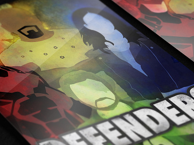 The Defenders Poster Series comics design illustration