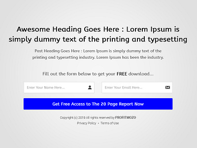 Lead Mockup Template design form design mockup design popup design splash popup template design ui ux web website