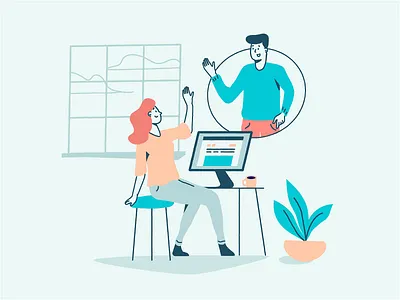 Office Folks animation art direction character design illustration motion graphics