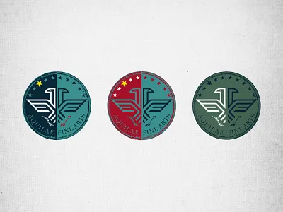 Aquilae Logo Finals appalachian art asheville black mountain branding color logo native nc north carolina variants western nc