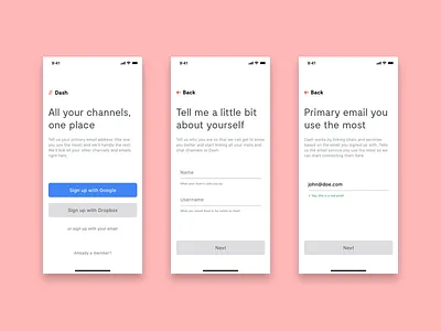 Day 1: Sign Up dailyui dailyui 001 ui