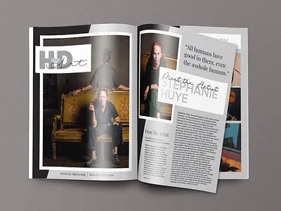 H-D Art Media Kit artist baton rouge design dezinsinteractive graphic design louisiana media media kit new orleans