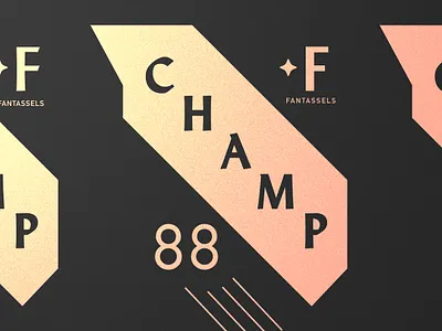 Fan Crest branding champions college crest f fan identity shield team varsity