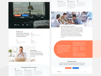 After12.io design design agency designer developer flat landing page minimal ui ux web web design website work