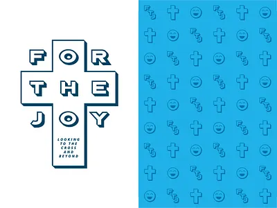 For the Joy Series Look & Feel Concept art branding custom font custom typography design flat icon identity illustration illustrator logo minimal pattern type typography vector