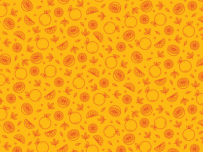 Citric Pattern citric fruit icons orange orange juice pattern vector yellow