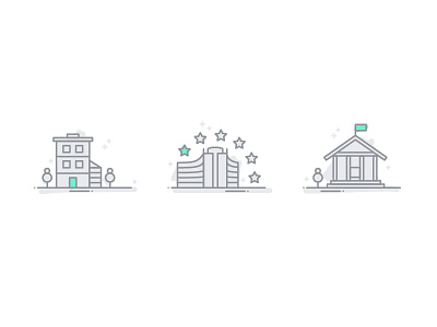 building icons building building icons european building graphic design icon icons icons set illustration