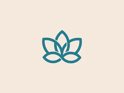 Lotus logo mark branding business fitness graphicdesign health icon logo logodesign mark symbol