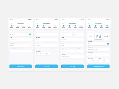 Mobile app design kacper michalik mobile product project typography ui user experience user interface ux visual design