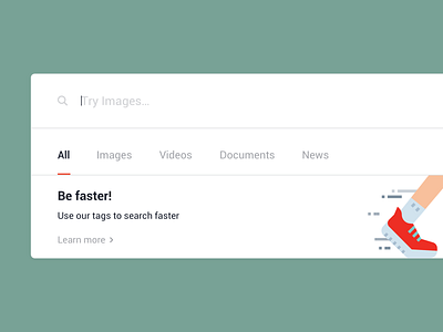 Search card documents faster form images intelligent news search search box search engine tabs tags ui ux videos