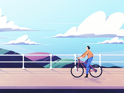 A Sunday Wander art direction brazil colors design editorial illustration