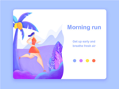 Good morning illustrator painting photoshop