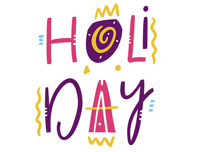 Holiday Sing cartoon cute design holiday icon illustration lettering logo sing sketch summer type typography vector