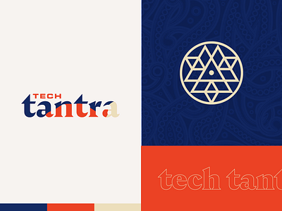 Tech Tantra brand branding design icon identity logo tantra tech typography