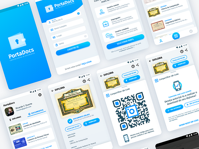 Porta Docs app blockchain diploma ufpb ui ux