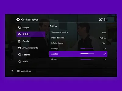 TV Interface - Configuration config configuration tv interface tv ui