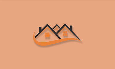 Real Estate House logo and Brand Identity creative